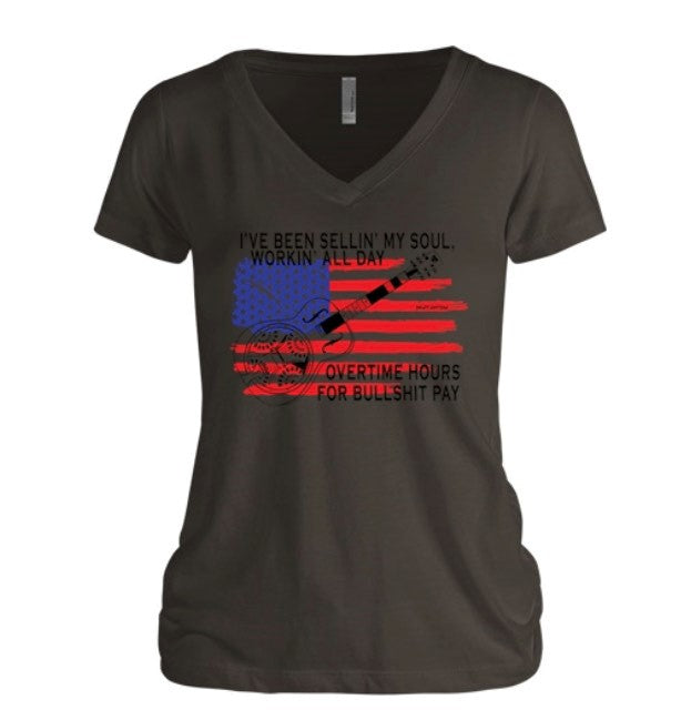 Sellin' My Soul Women's V-Neck