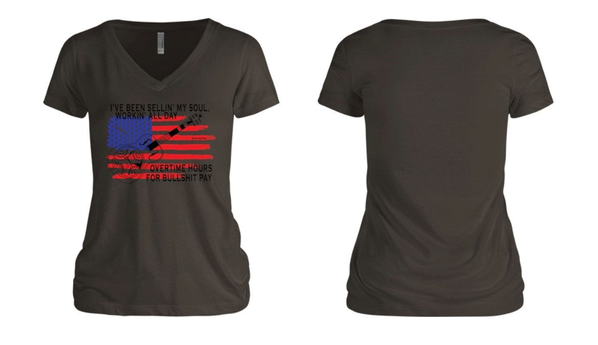 Sellin' My Soul Women's V-Neck