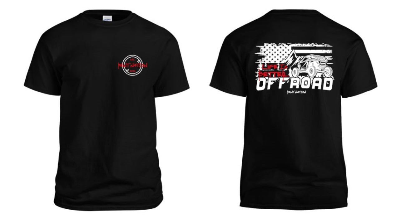 Life is Better Off Road Men's T-Shirt