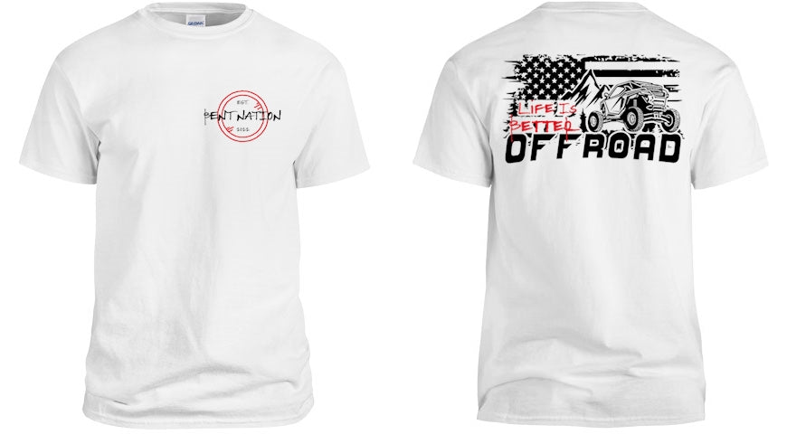 Life is Better Off Road Men's T-Shirt