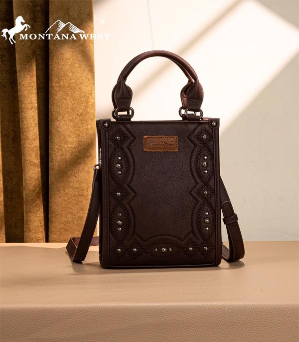 Montana West Aztec Tote Crossbody Bag - MW1334-1831BK