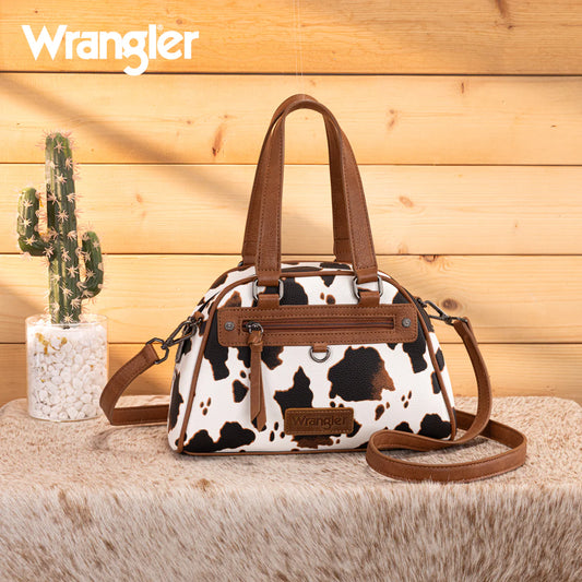 Wrangler Cow Print Crossbody Bag - WG133-213