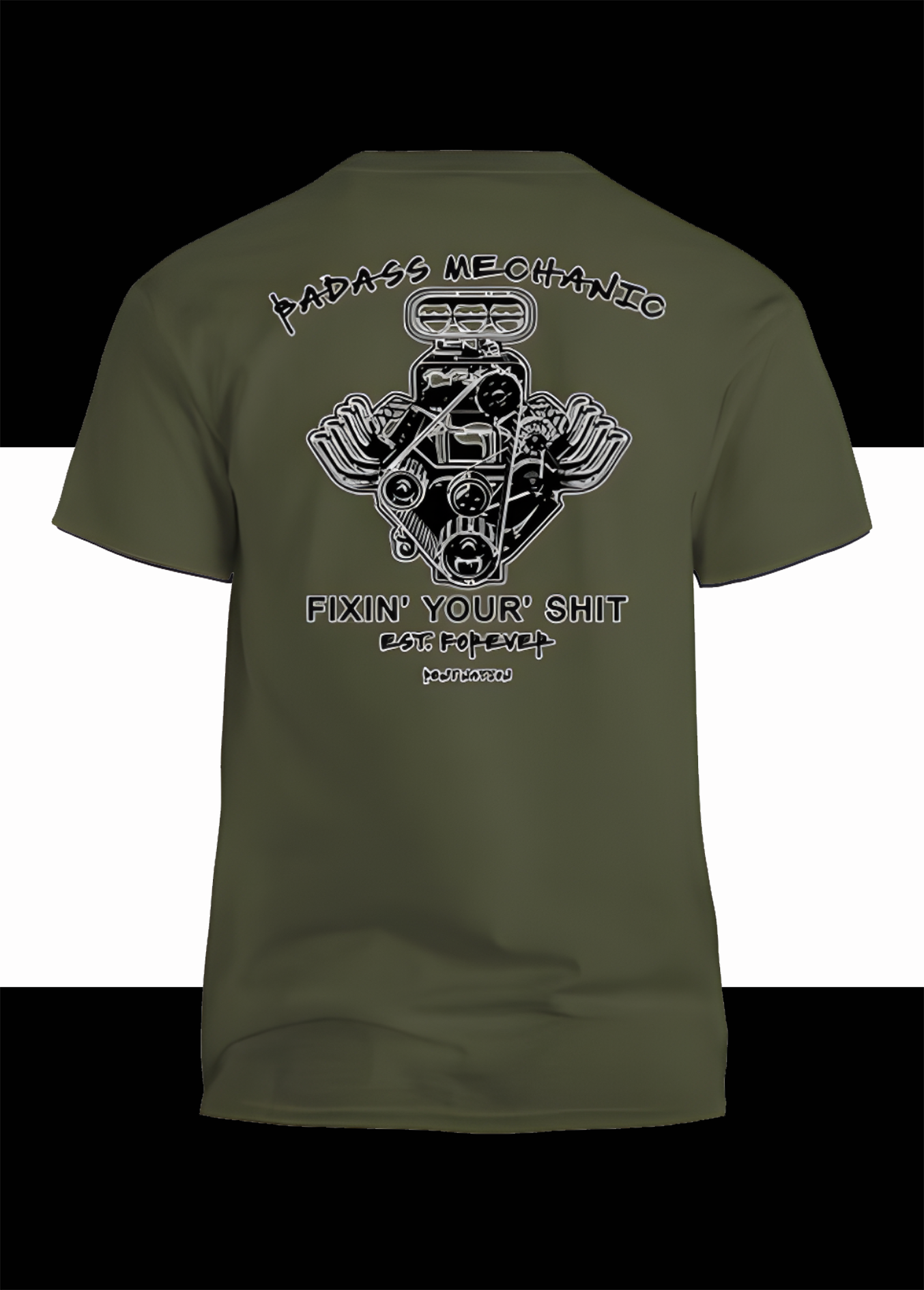 Badass Mechanic - Fixin' Your Shit Men's T-Shirt