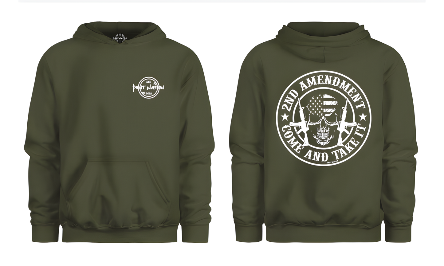 2nd Amendment Come And Take It Men's Hoodie