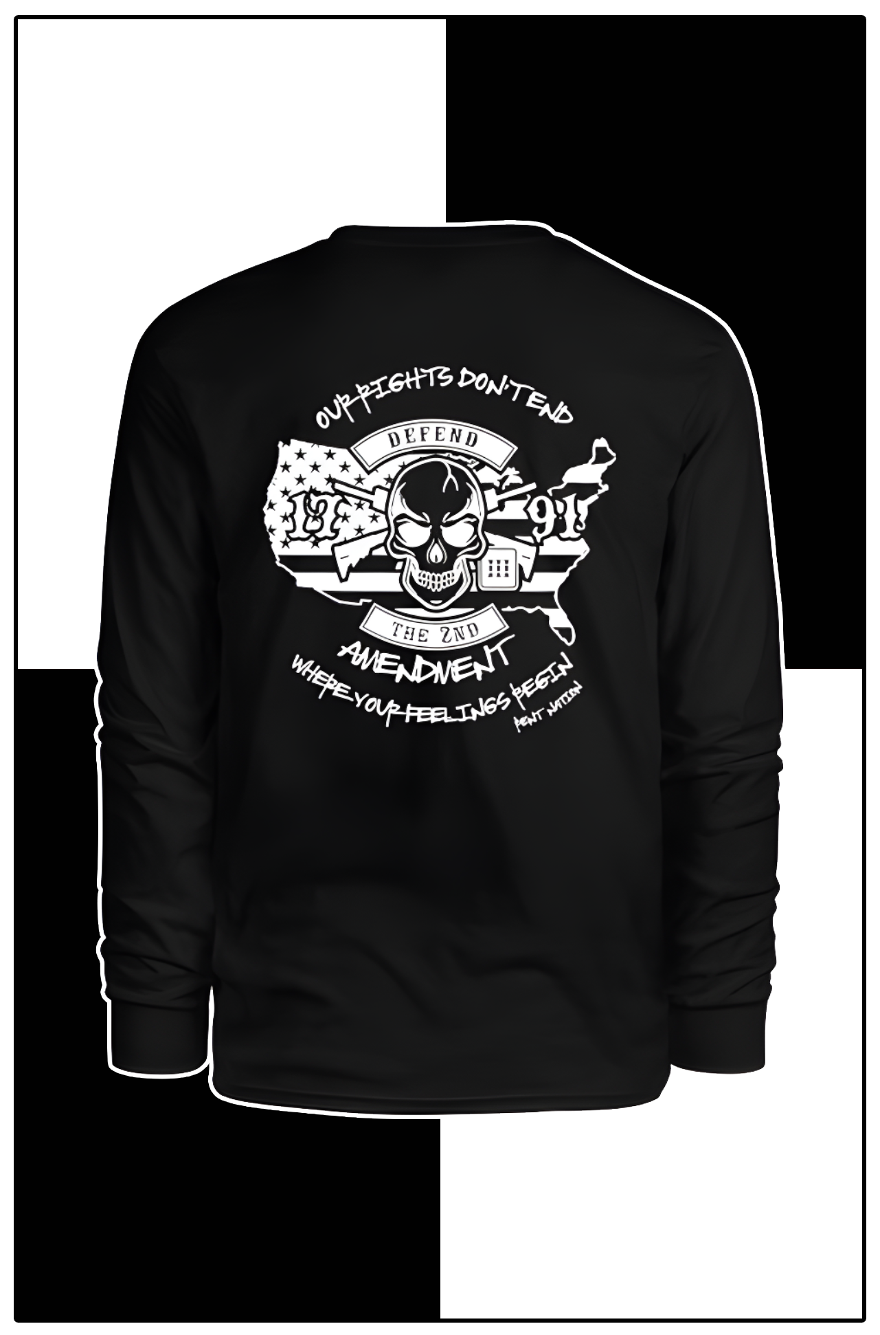 2nd Amendment Men's Long Sleeve Shirt