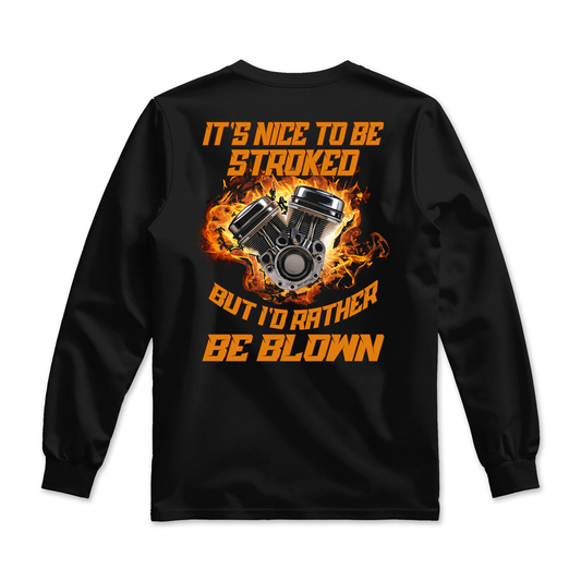 It's Nice To Be Stroked Men's Premium Long Sleeve