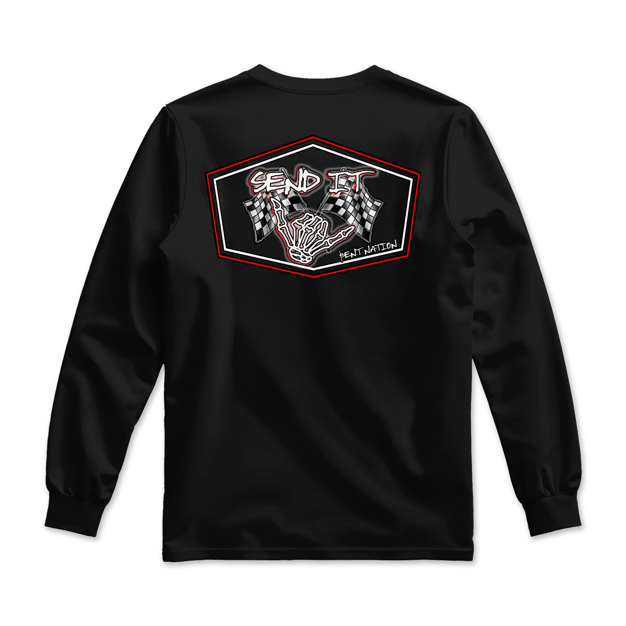 Send It Men's Premium Long Sleeve Shirt – Bent Nation