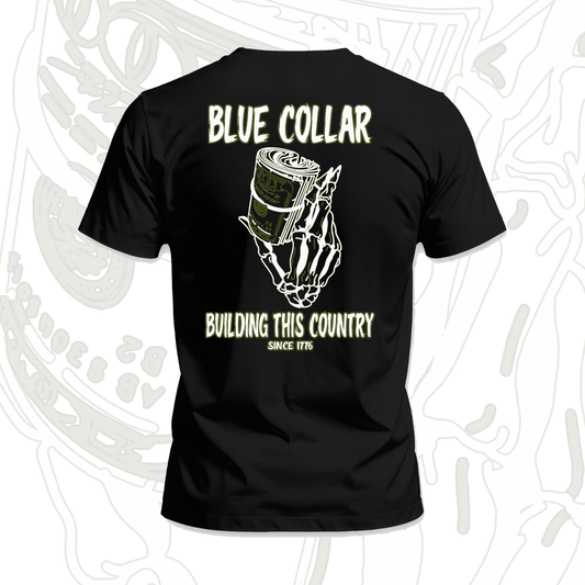 Blue Collar Building This Country Men's Premium T-Shirt