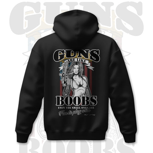 Guns Are Like Boobs Men's Premium Hoodie