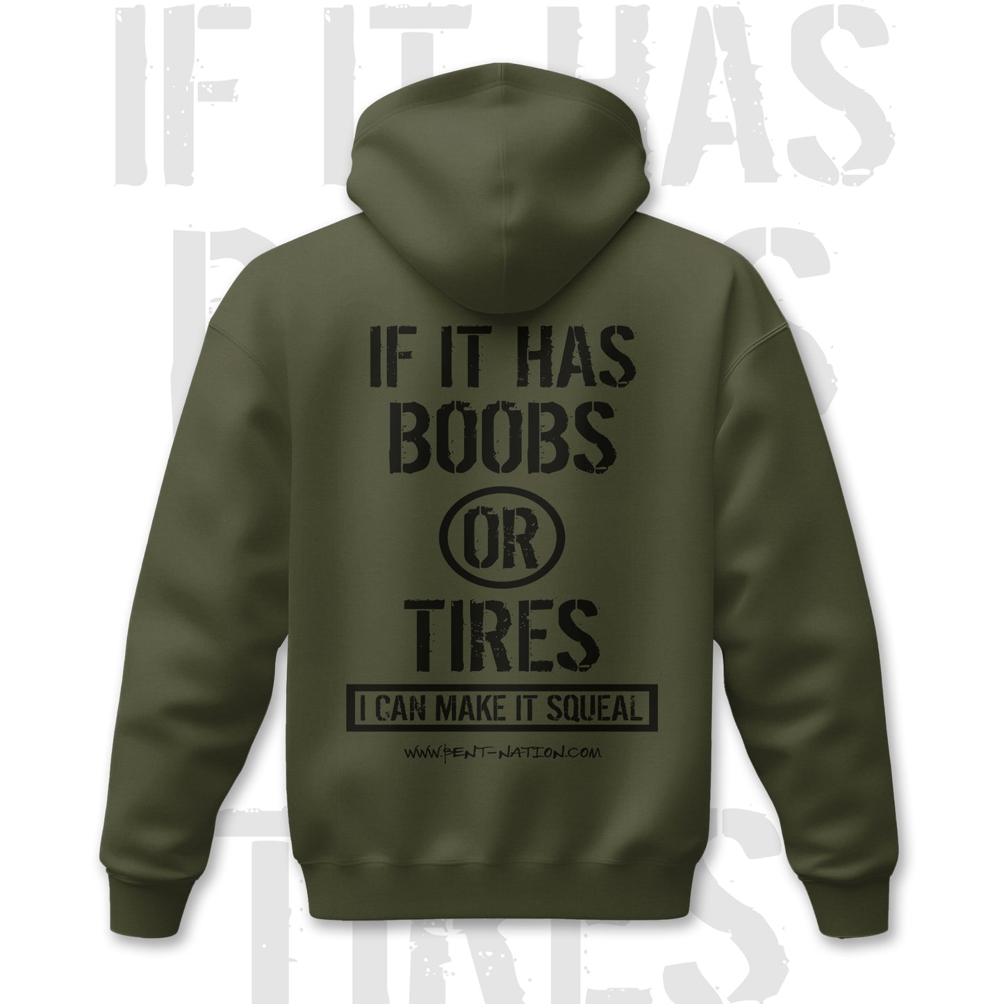 Boobs Or Tires Men's Premium Hoodie