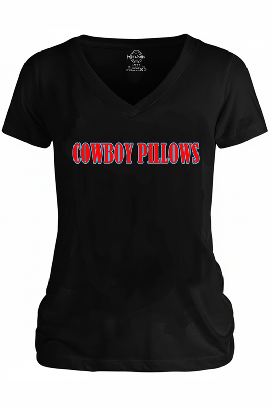 Cowboy Pillows Women's V-Neck
