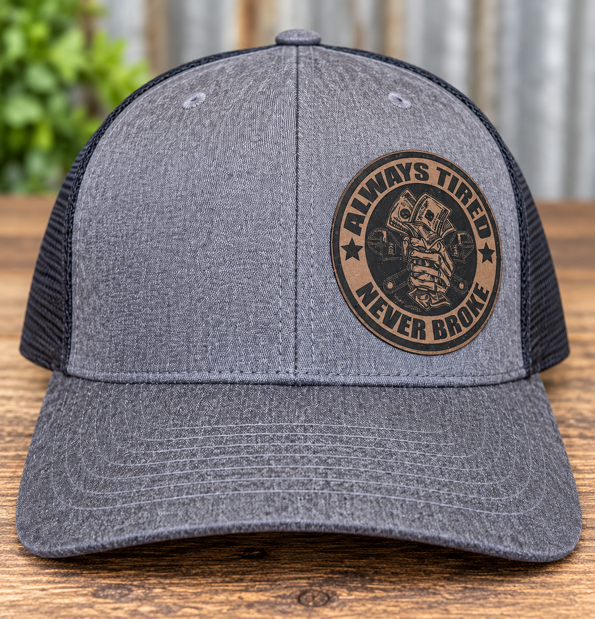 Always Tired Never Broke Men's Trucker Hat
