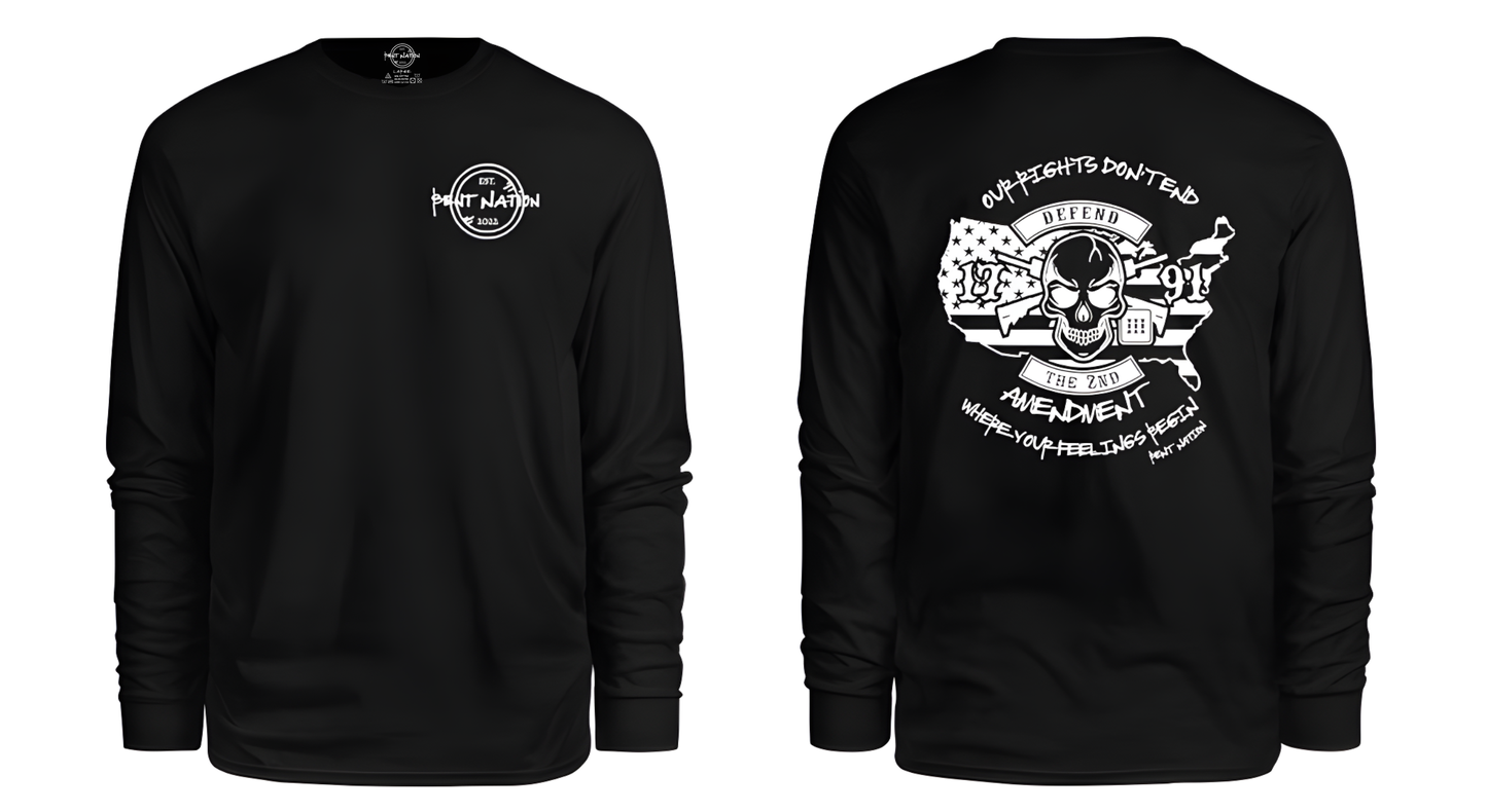 2nd Amendment Men's Long Sleeve Shirt