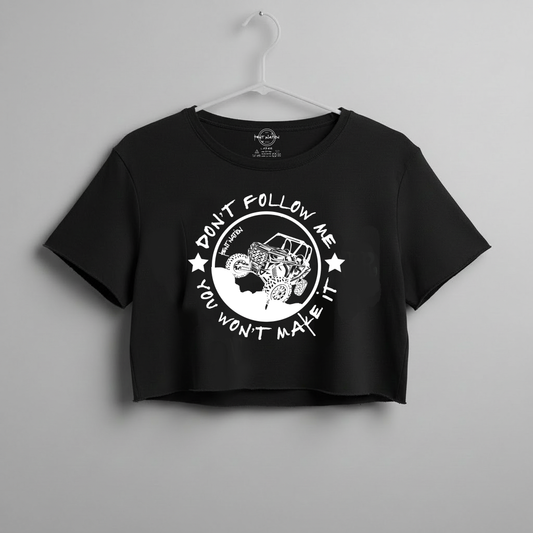 Don't Follow Me RZR Women's Crop Top