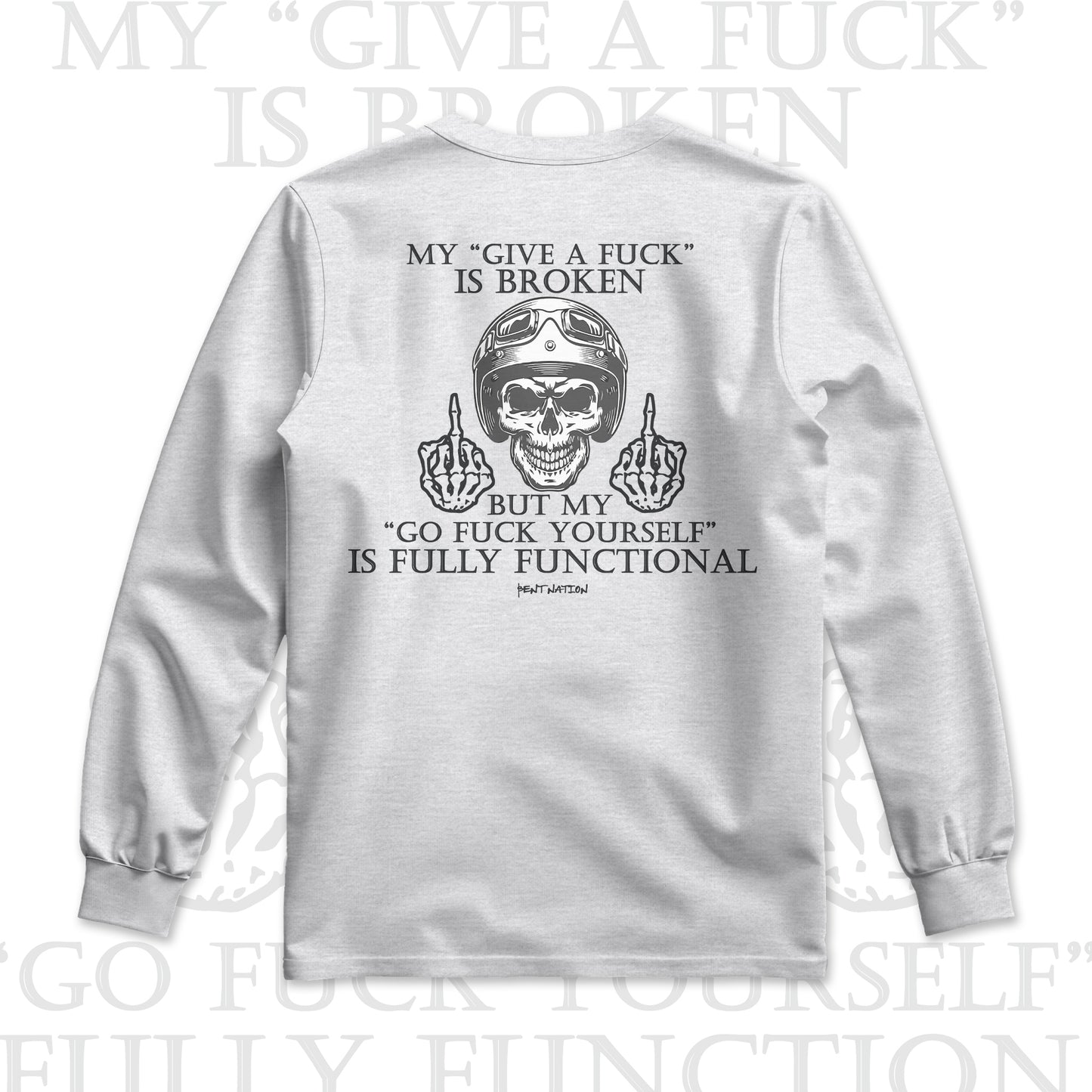 My Give a F*ck Is Broken Men's Premium Long Sleeve Shirt