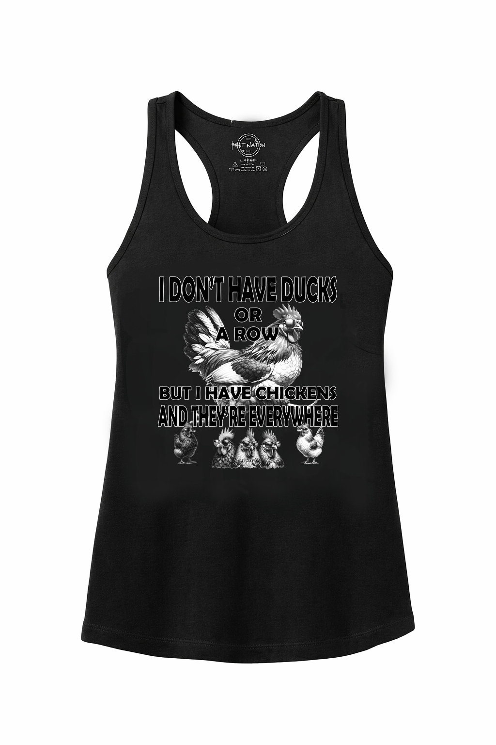 I Don't Have Ducks In A Row Women's Razor Tank Top