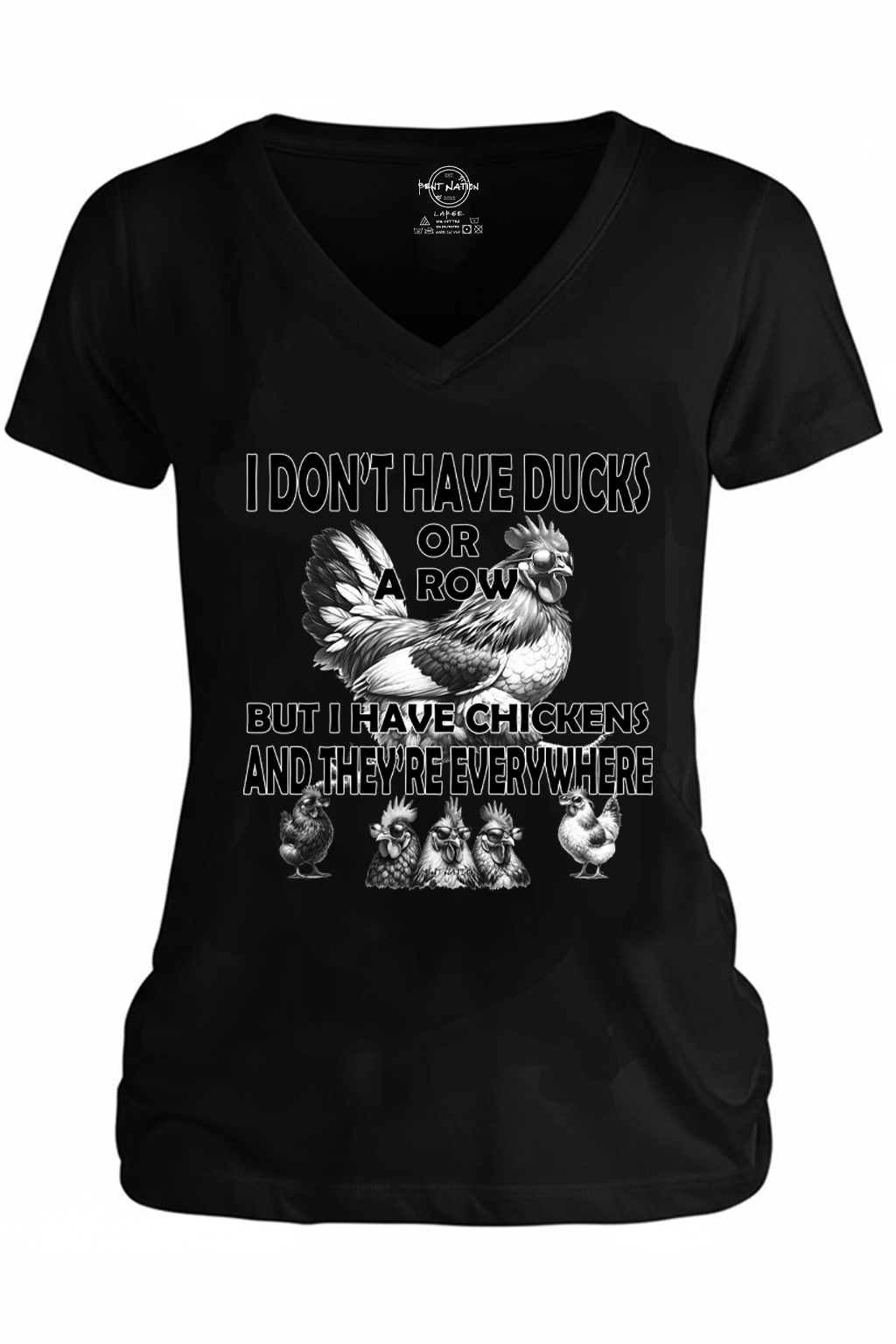 I Don't Have Ducks in a Row Women's V-Neck