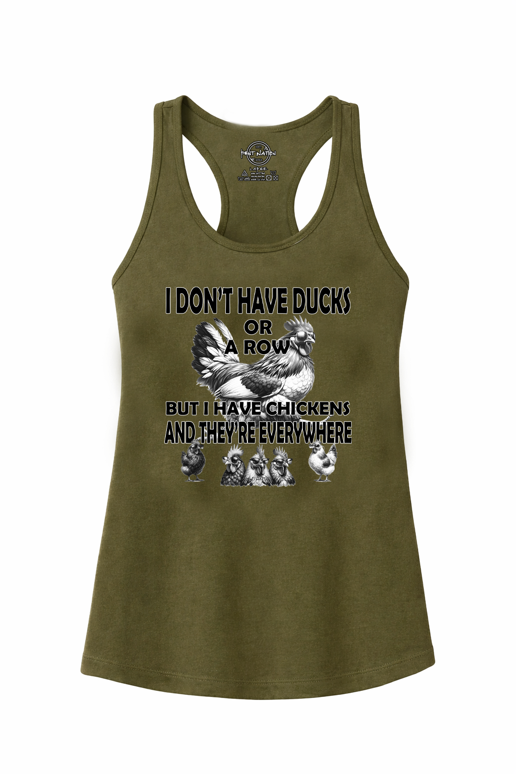 I Don't Have Ducks In A Row Women's Razor Tank Top