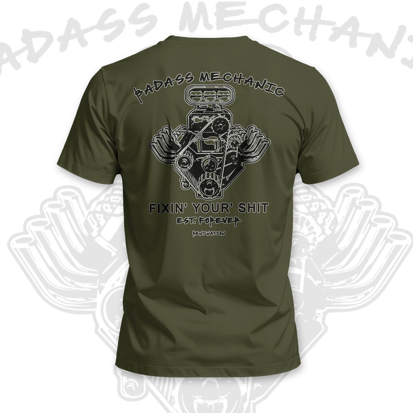 Badass Mechanic - Fixin' Your Shit Men's T-Shirt