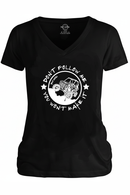 Don't Follow Me Women's V-Neck