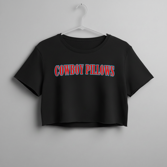 Cowboy Pillows - Rodeo Women's Crop Top