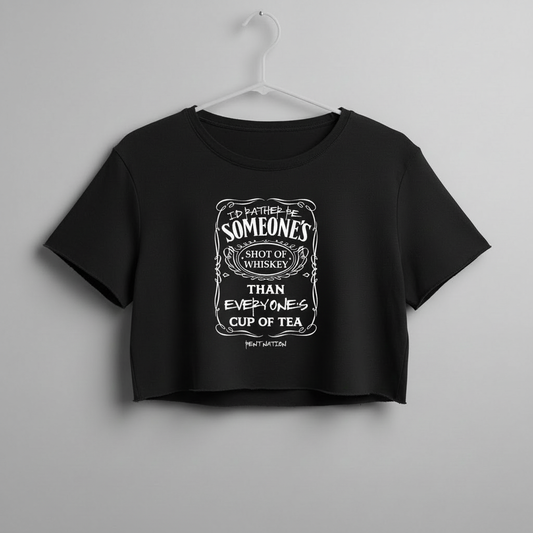 Shot Of Whiskey Women's Crop Top