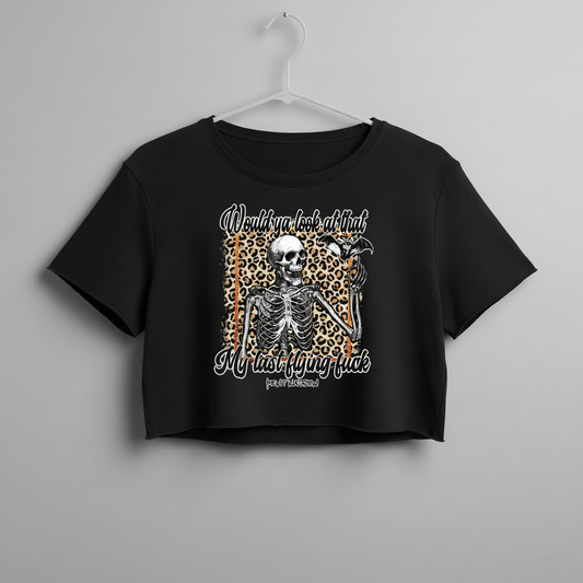 My Last Flying F*ck Women's Crop Top