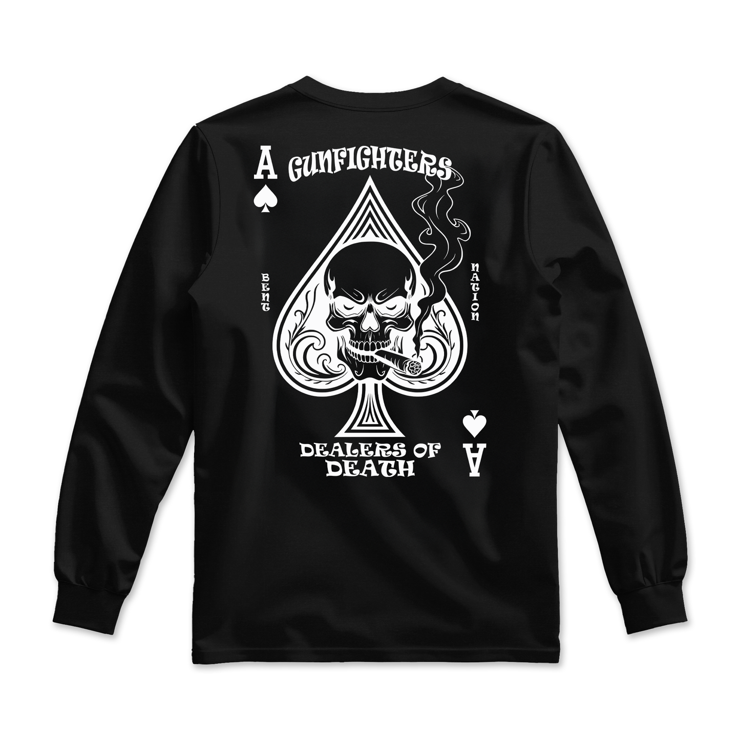 Gunfighter Dealer Of Death Men's Premium Long Sleeve