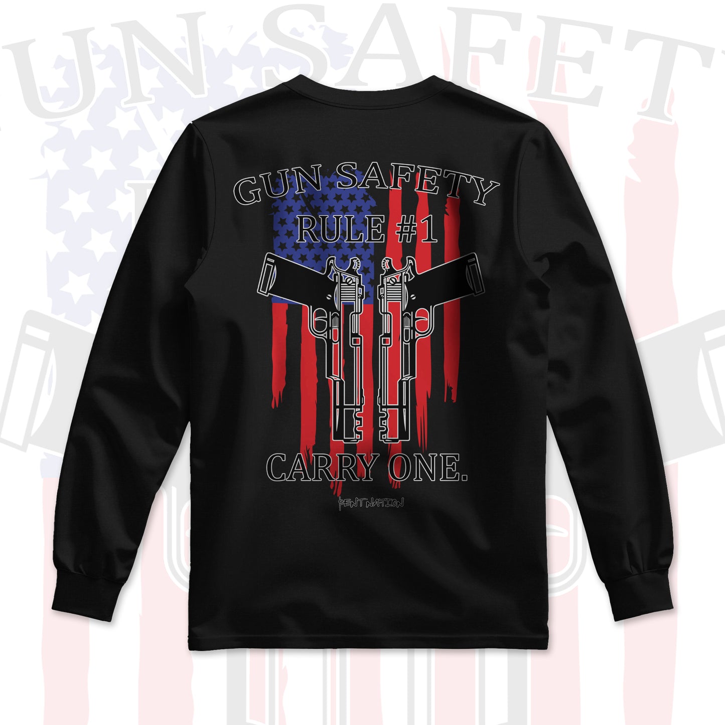 Gun Safety Rule #1 Carry One Men's Premium Long Sleeve Shirt