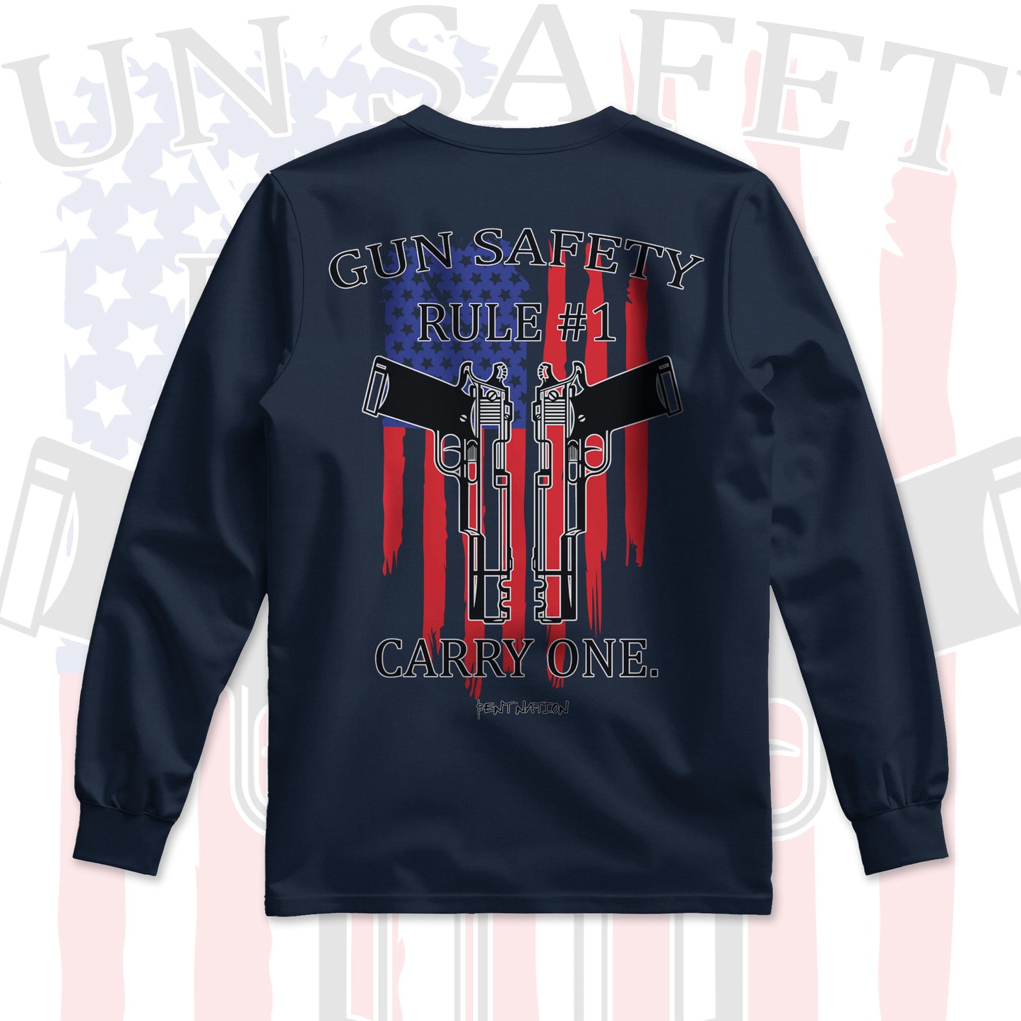 Gun Safety Rule #1 Carry One Men's Premium Long Sleeve Shirt