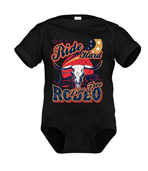 Ride Hard...Live Free Infant Onesie