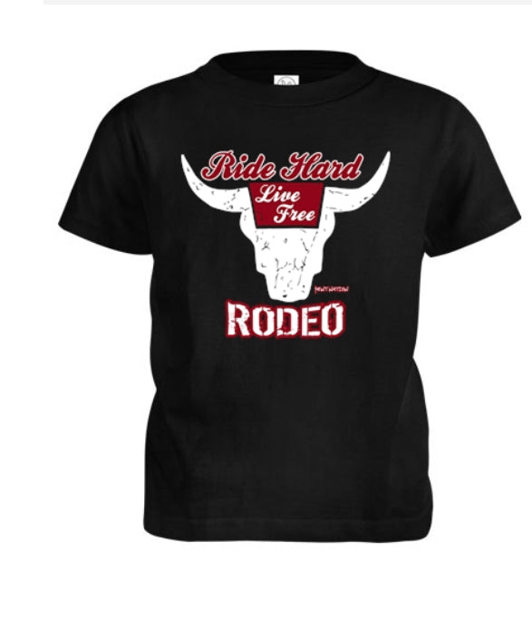 Ride Hard... Live Free Rodeo Toddler T-Shirt