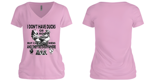 Ducks in a Row Women's V-Neck