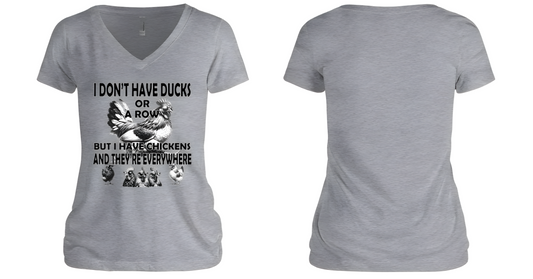 Ducks in a Row Women's V-Neck