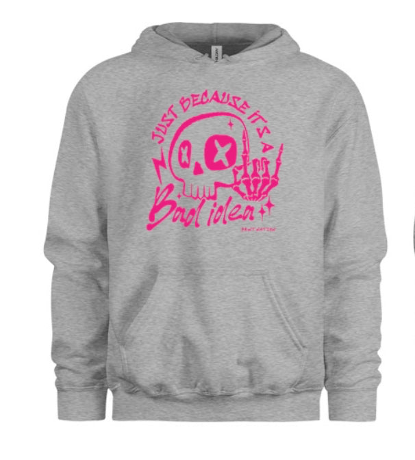 Just Because It's A Bad Idea Kids Hoodie