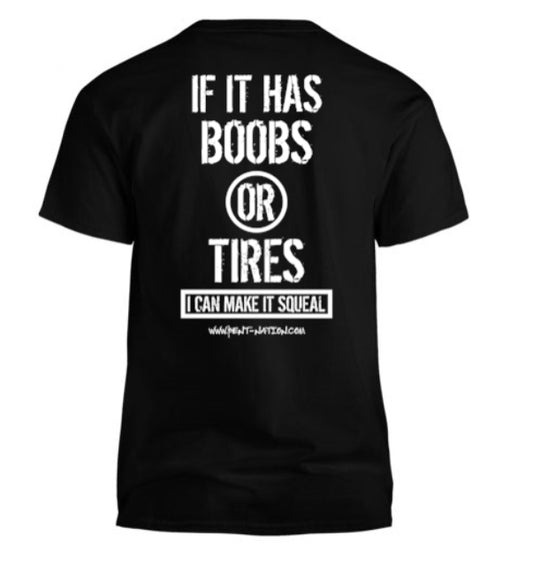 If It Has Boobs Or Tires Men's T-Shirt