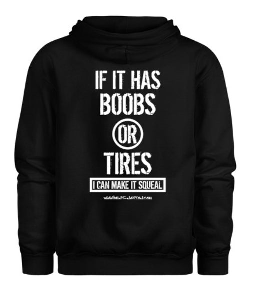 Boobs Or Tires Men's Hoodie