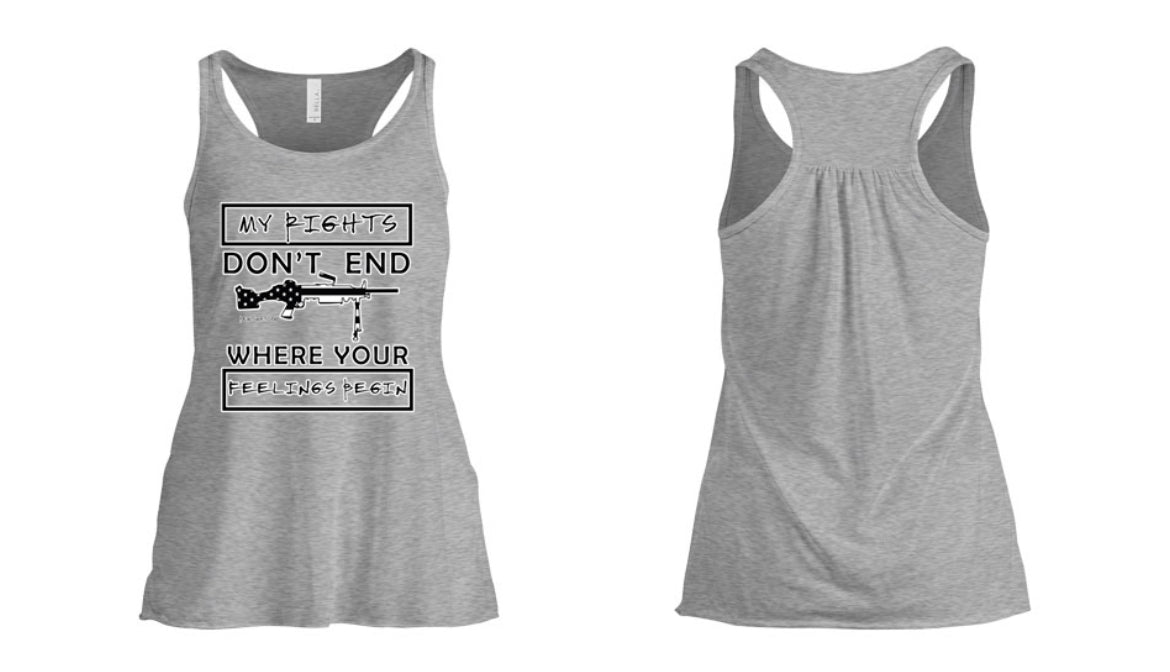 My Rights Don't End Women's Tank Top