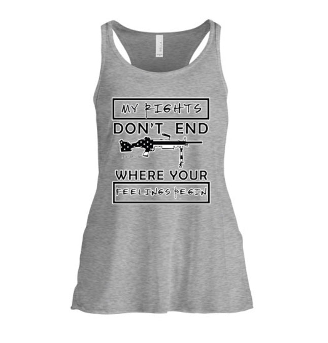 My Rights Don't End Women's Tank Top