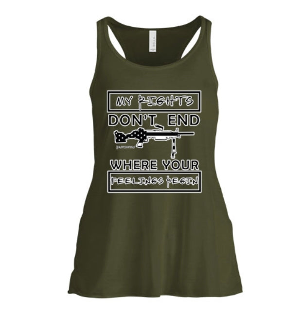 My Rights Don't End Women's Tank Top