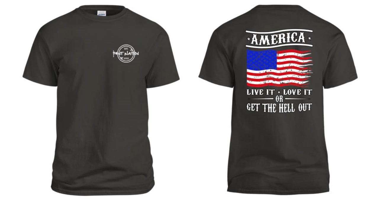 America Live It Love It Men's T-Shirt – Bent Nation