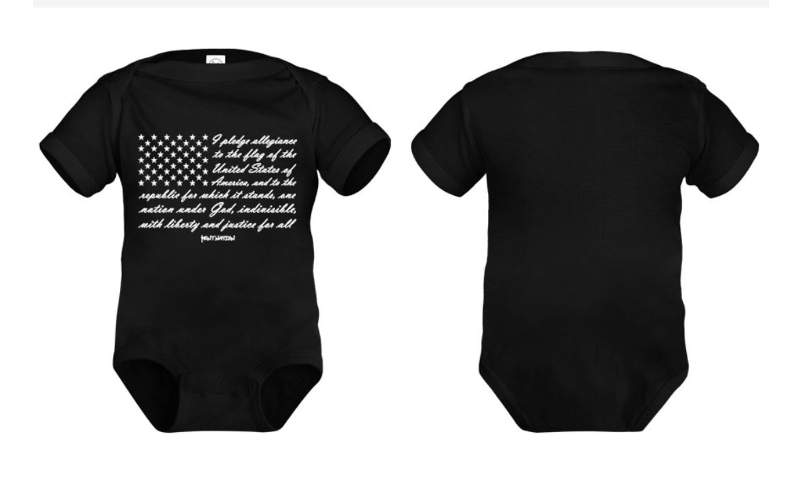 Pledge Of Allegiance Infant Onesie