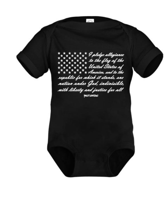 Pledge Of Allegiance Infant Onesie