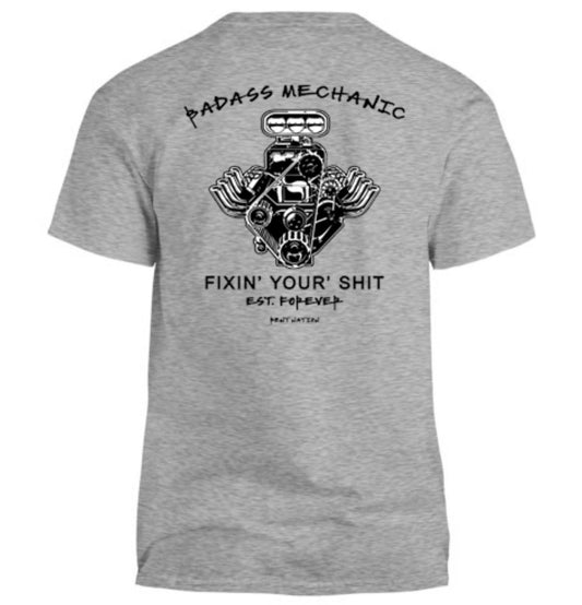 Badass Mechanic - Fixin' Your Shit Men's T-Shirt