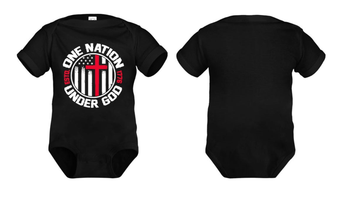 One Nation Under God Infant Onesie