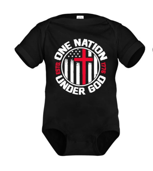 One Nation Under God Infant Onesie