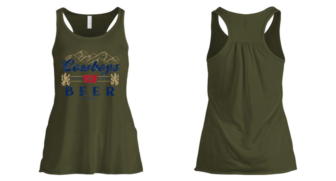 Cowboys & Beer Women's Tank Top