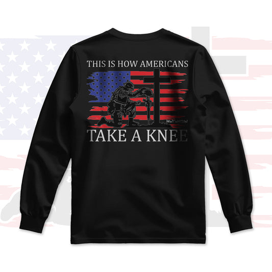 This Is How American's Take A Knee Men's Long Sleeve