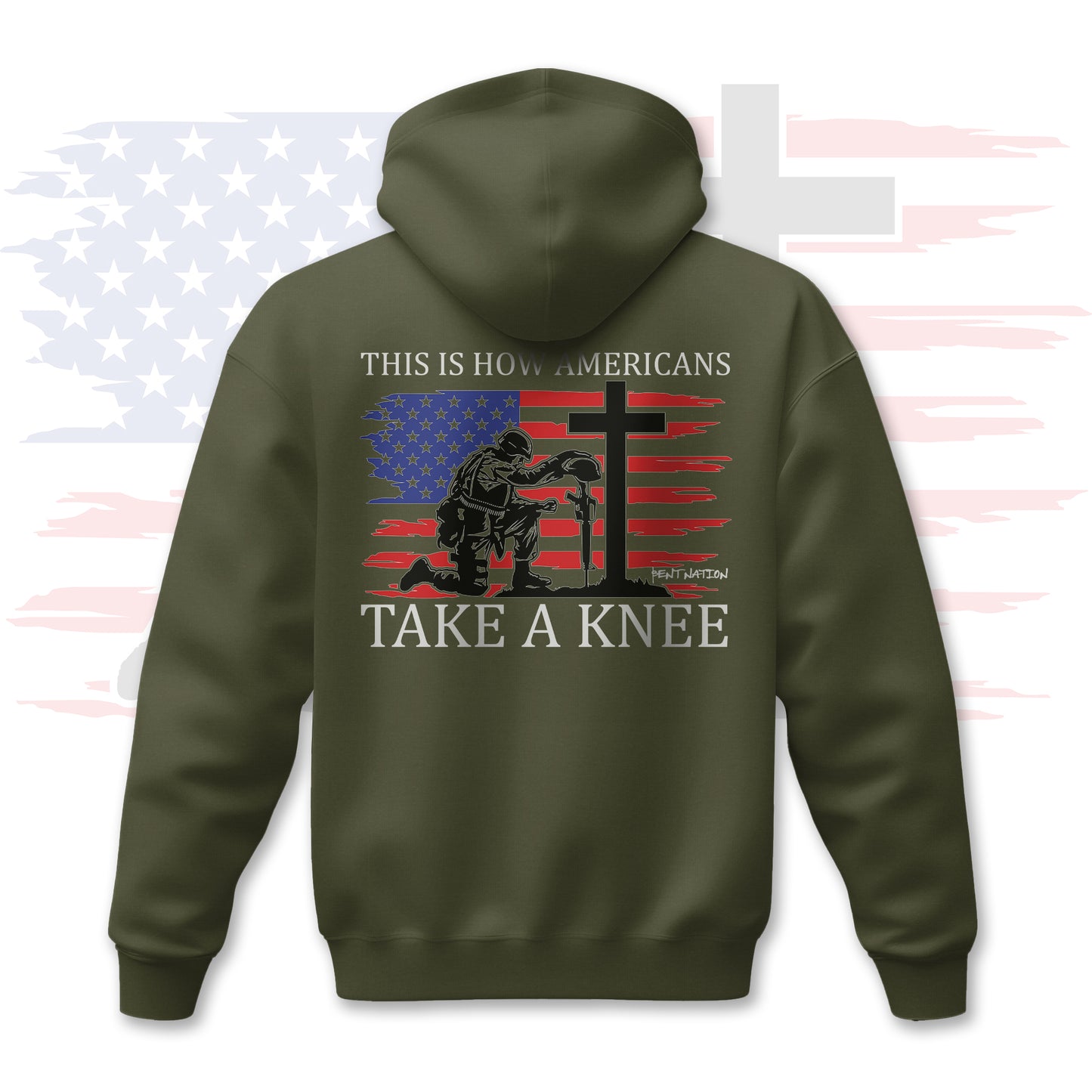 This Is How Americans Take A Knee Men's Premium Hoodie