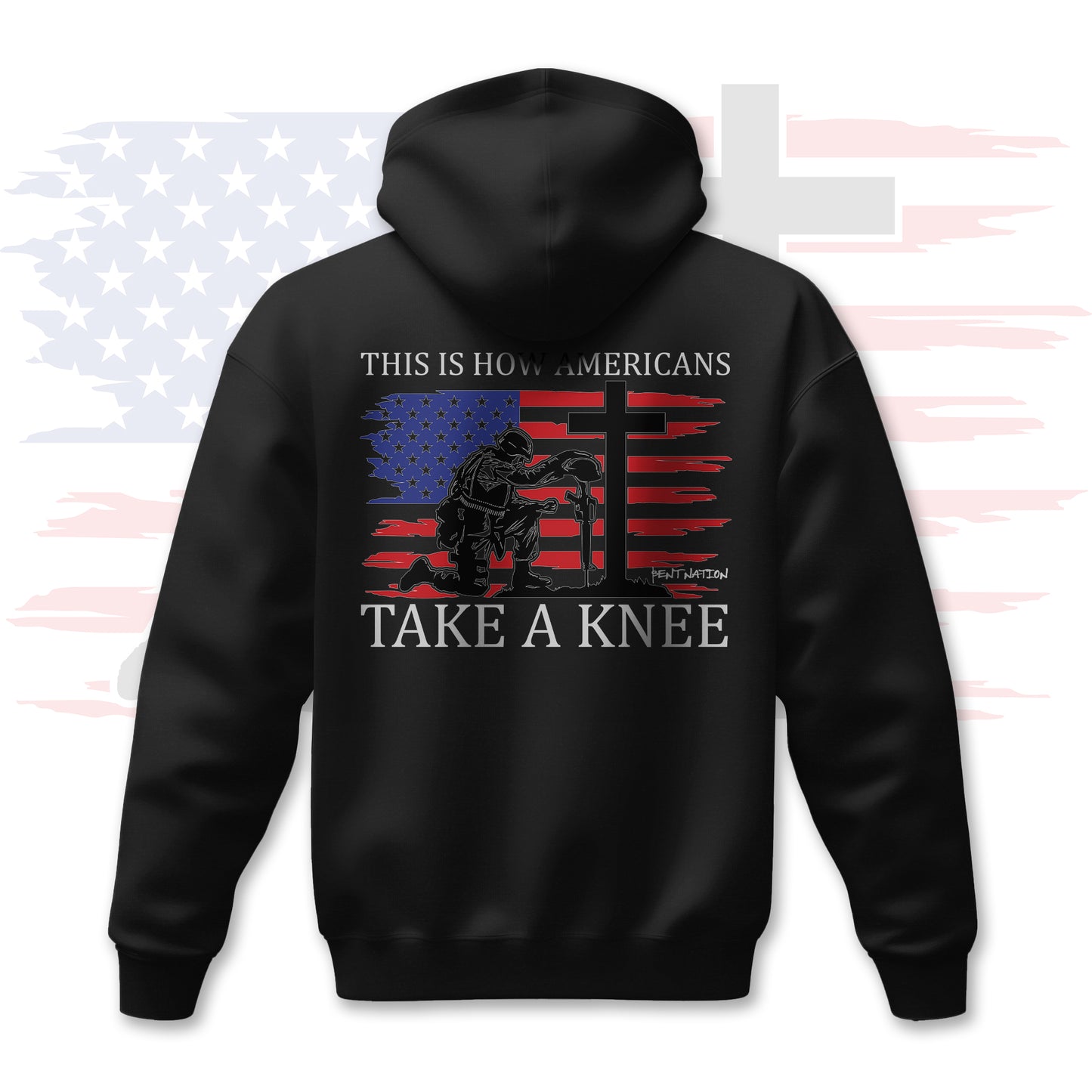 This Is How Americans Take A Knee Men's Premium Hoodie